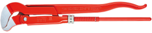 Pipe Wrench S-Type red powder-coated 245 mm
