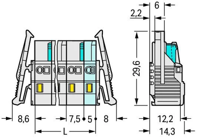 721-207/037-000 WAGO PCB Connection Systems Image 2