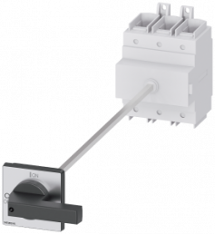 Main switch, Rotary actuator, 3 pole, 160 A, 690 V, (W x H x D) 112 x 169 x 94 mm, front mounting, 3LD2318-0TK11