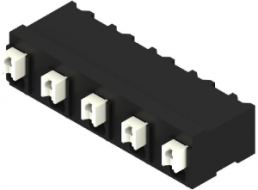 PCB terminal, 5 pole, pitch 7.5 mm, AWG 28-14, 12 A, spring-clamp connection, black, 1473970000