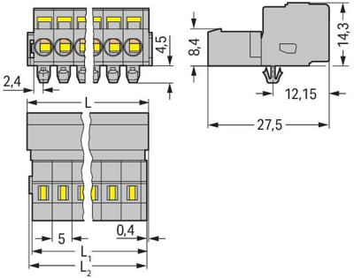 231-603/018-000 WAGO PCB Connection Systems Image 2