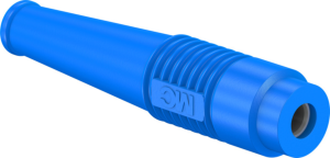 4 mm jack, solder connection, 2.5 mm², blue, 64.9201-23