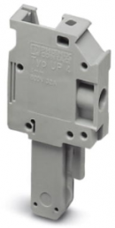 Plug, screw connection, 0.2-6.0 mm², 1 pole, 32 A, 8 kV, gray, 3060115