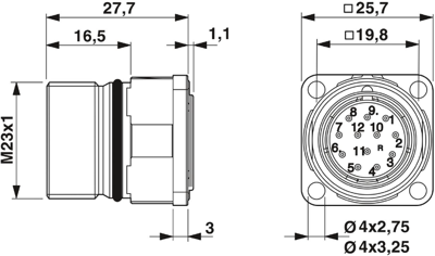 1614414 Phoenix Contact Other Circular Connectors Image 2