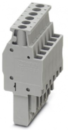 Plug, screw connection, 0.14-4.0 mm², 9 pole, 24 A, 6 kV, gray, 3045473