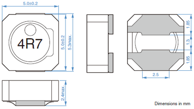 VLCF5024T-4R7N1R3-2 TDK Fixed Inductors Image 2