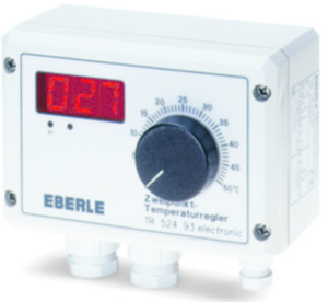 Temperature controller, 230 VAC, 0 to 50 °C, white, 052493140000