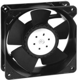 DC axial fan, 24 V, 119 x 119 x 38 mm, 570 m³/h, 78 dB, Ball bearing, ebm-papst, 4114 N/2H8P