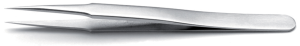 Precision tweezers, uninsulated, antimagnetic, stainless steel, 120 mm, 2.SA.0