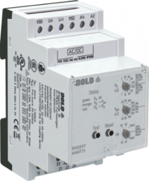 Insulation monitoring relay, 1-100 kΩ, 85-230 V AC/DC, 2x1 Form C (NO/NC), 0068772