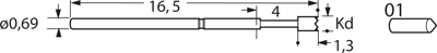 F11101S053N085 Feinmetall Contact Probes Image 3