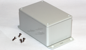 ABS enclosure, (L x W x H) 120 x 80 x 59 mm, light gray (RAL 7035), IP54, 1591TF2GY