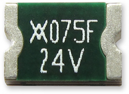 PTC fuse, resettable, SMD 1812, 24 V (DC), 40 A, 1.5 A (trip), 750 mA (hold), RF1181-000