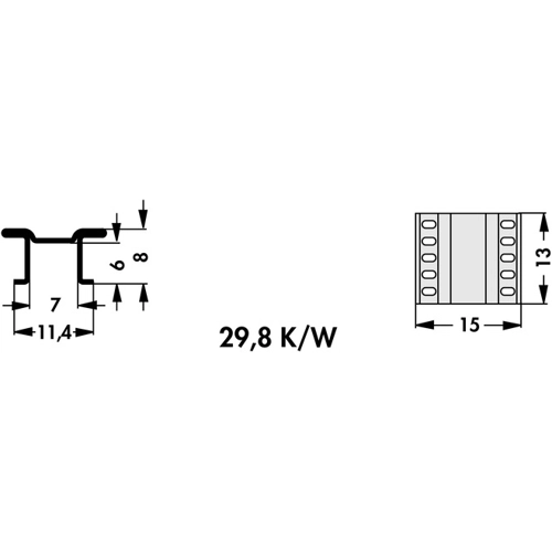 FK 251 08 LF PAK TR Fischer Elektronik Heat Sinks Image 2