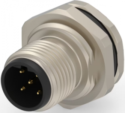 Circular connector, 5 pole, screw locking, straight, T4171010405-001