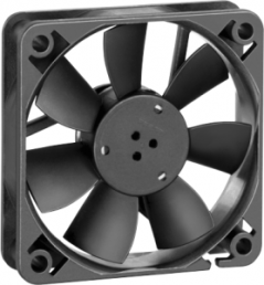 DC axial fan, 12 V, 60 x 60 x 15 mm, 29 m³/h, 27 dB, Sintec slide bearing, ebm-papst, 612 F