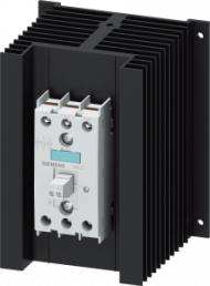 Solid state contactor, 3 pole, 50 A, 48-600 VAC, 3 Form A (N/O), coil 180-230 VAC, screw connection, 3RF2450-1AC55