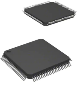 ARM Cortex M4 microcontroller, 32 bit, 100 MHz, LQFP-100, LPC1768FBD100K