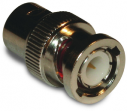 Coaxial adapter, 50 Ω, FME plug to BNC plug, straight, 192104
