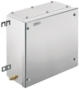 Stainless steel enclosure, (L x W x H) 150 x 306 x 306 mm, silver (RAL 7035), IP67, 1195820000