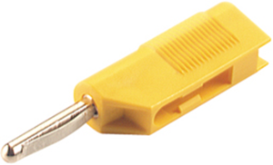4 mm plug, screw connection, 2.5 mm², CAT O, yellow, VSB 20 GE