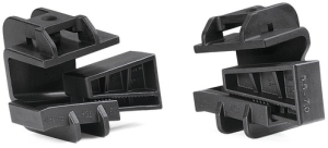 Heavy duty mount, polyamide, black, (L x W x H) 46.2 x 28.6 x 36.7 mm