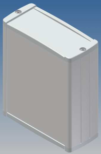 Aluminum Profile enclosure, (L x W x H) 100 x 85.8 x 36.9 mm, white (RAL 9002), IP54, TEKAL 21.30