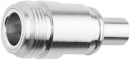 Coaxial adapter, 50 Ω, N plug to N socket, straight, 100024114