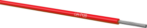 TPE-E-switching strand, halogen free, LiH-T120, 0.25 mm², AWG 24, red, outer Ø 1.1 mm