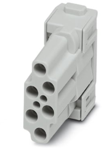 Socket contact insert, 6 pole, unequipped, crimp connection, 1414367
