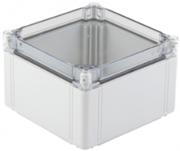 Polycarbonate enclosure, (L x W x H) 132 x 200 x 200 mm, light gray (RAL 7035), IP67, 9535680000