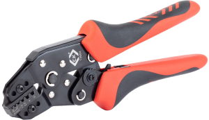 Ratchet crimping pliers for wire end ferrules, 0.25-6.0 mm², AWG 20-10, C.K Tools, T3684