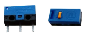 Subminiature snap-action switch, On-On, Roller lever, 4.9 N, 0.1 (0.1) A/125 VAC, 250 VAC