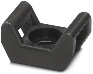 Mounting base, polyamide, black, (L x W x H) 22.5 x 14.6 x 11 mm