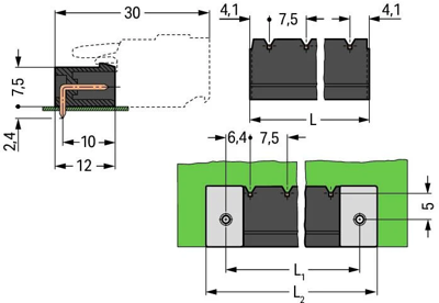 231-866/001-000/105-604/997-409 WAGO PCB Connection Systems Image 2