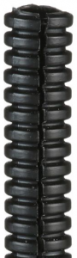 Corrugated hose, inside Ø 19.5 mm, outside Ø 23.9 mm, polyethylene, black