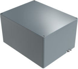 Aluminum EX enclosure, (L x W x H) 404 x 313 x 227 mm, gray (RAL 7001), IP66, 253140230