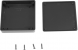 ABS miniature enclosure, (L x W x H) 80 x 80 x 15 mm, black (RAL 9004), IP54, 1551XXBK