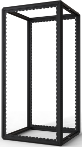 38 U cabinet rack, (H x W x D) 1800 x 800 x 900 mm, steel, black gray, 20630-097