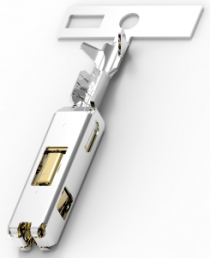 Receptacle, 0.35-0.5 mm², AWG 22-20, crimp connection, gold-plated, 1564724-1
