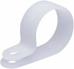 Cable clamp, max. bundle Ø 20.5 mm, polyamide, natural, (W) 10 mm