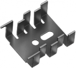 Finger shaped heatsink, 33 x 25.4 x 13 mm, 15 K/W, solderable surface