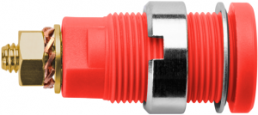 4 mm socket, screw connection, mounting Ø 12.2 mm, CAT III, red, SEB 6445 AU / RT