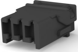 Insulating housing for 5 mm, 3 pole, polyamide, black, 142681