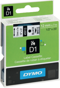Labelling tape cartridge, 24 mm, tape transparent, font black, 7 m, S0720920