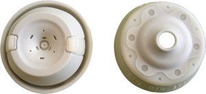 Cable gland, cabel-Ø 4 to 14 mm, M25, Polyamide/TPE, white