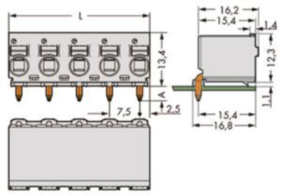2092-3375 WAGO PCB Connection Systems Image 2
