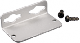 Clear anodized aluminum flange kit for 1455N enclosures