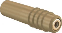 1 mm jack, solder connection, 0.25 mm², brown, 22.2603-27