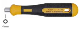 Screwdriver handle, hexagon, L 110 mm, 4-106